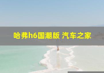 哈弗h6国潮版 汽车之家